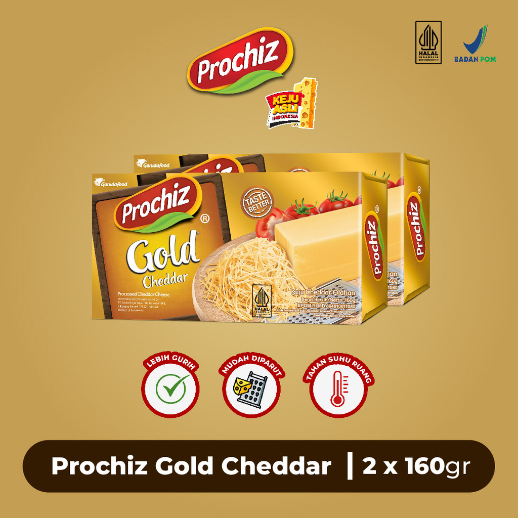 

Keju PROCHIZ Gold 160 gr x 2