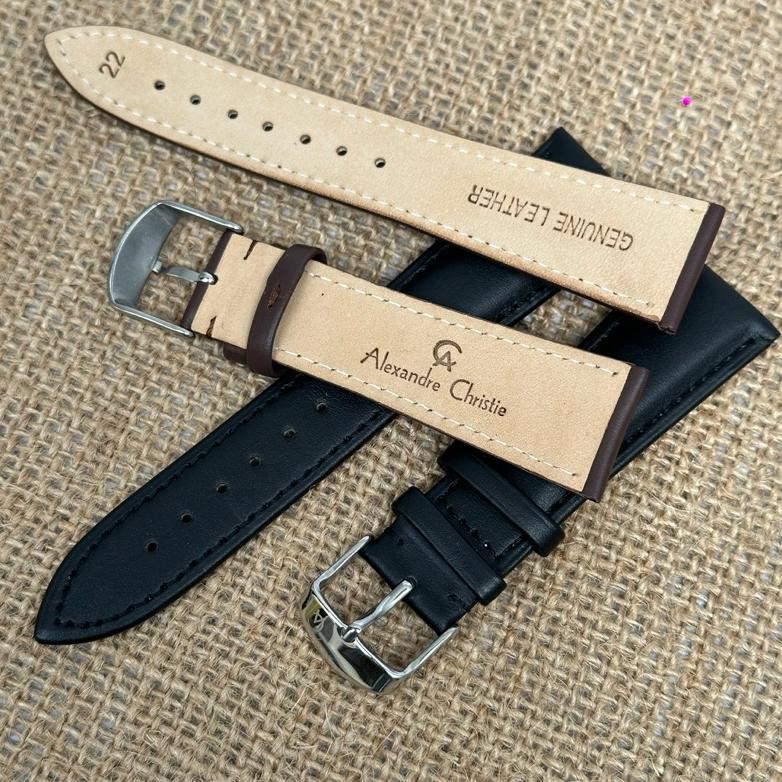 (Terbaru) Tali Kulit Wanita Alexandre Christie Polos Original, Strap Kulit Wanita Alexandre Christie