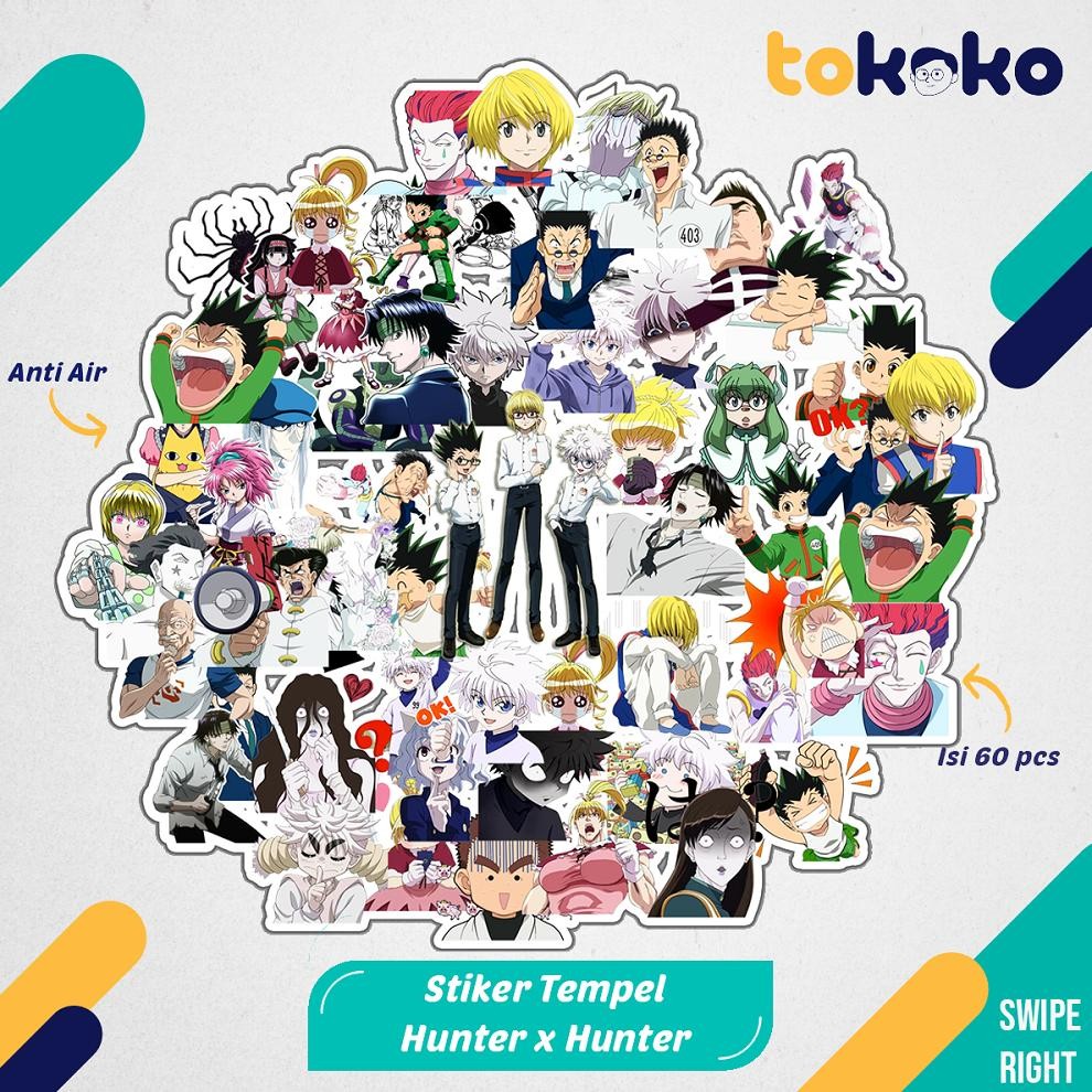 

NOG Stiker Cutting Hunter X Hunter Anime Kartun Film Paper Vinyl Laptop Koper Tumbler Kulkas DIY Viral Kekinian Terbaru 2025 QU-09