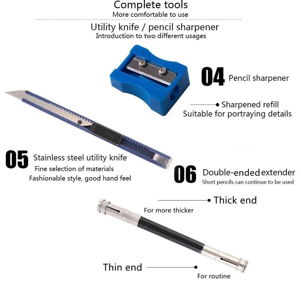 

Best Seller Nyoni Drawing Pencil Gambar Set 29Pcs Metal Tin Box Pensil Gambar Lukis Sketsa Lengkap Paket Viral