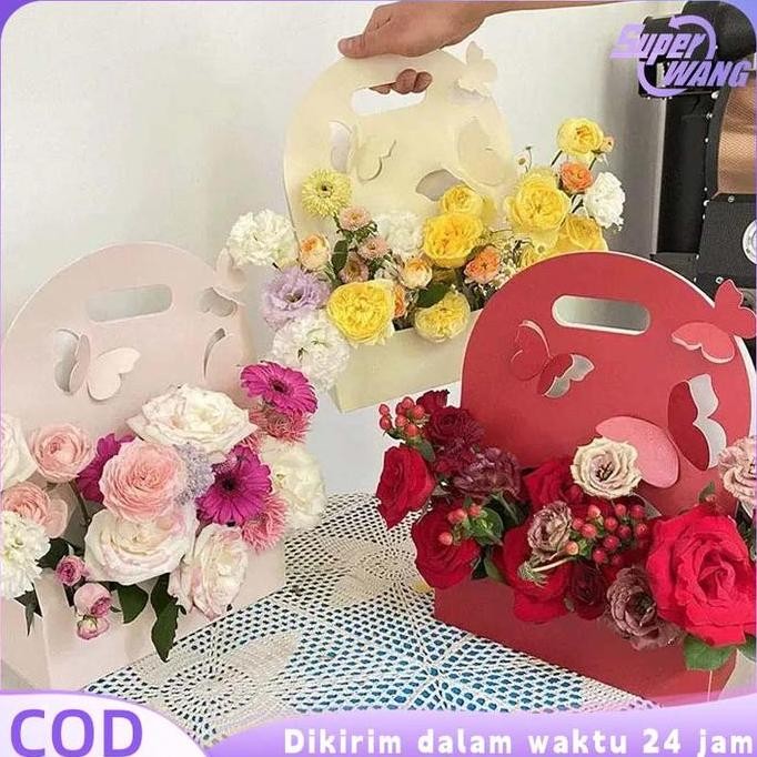 

10Pcs Kotak Bunga Kupu Kupu Premium Kotak Kado Unik Hadiah Romantis Tas Bunga