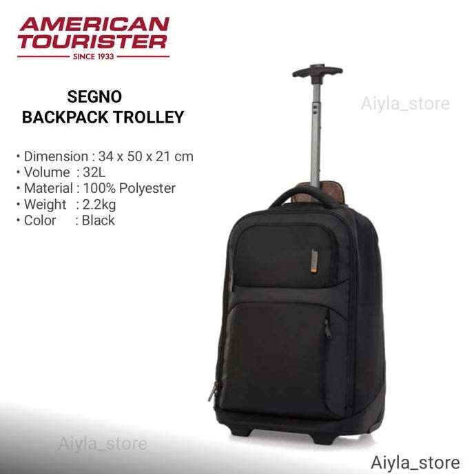 American Tourister Segno Backpack Trolley Softcase Laptop 15,6 Inch