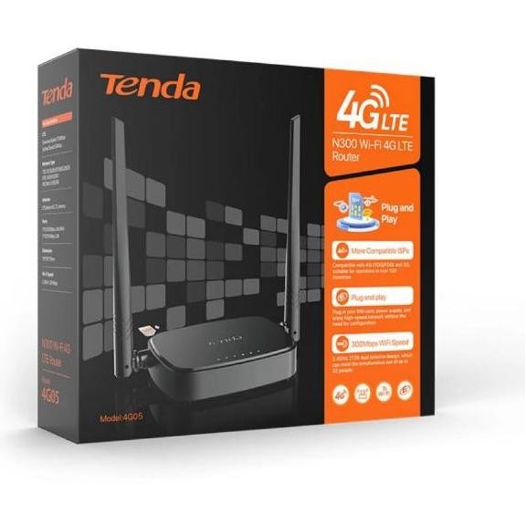 Tenda 4G05 N300 Modem Router Wi-Fi 4G Lte