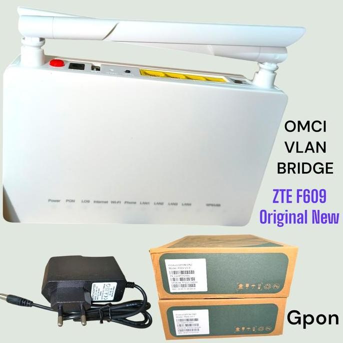 Promo Modem Ont Zte F609 V3 New Gpon Original Omci Bridge Vlan Support Semua Olt Onu