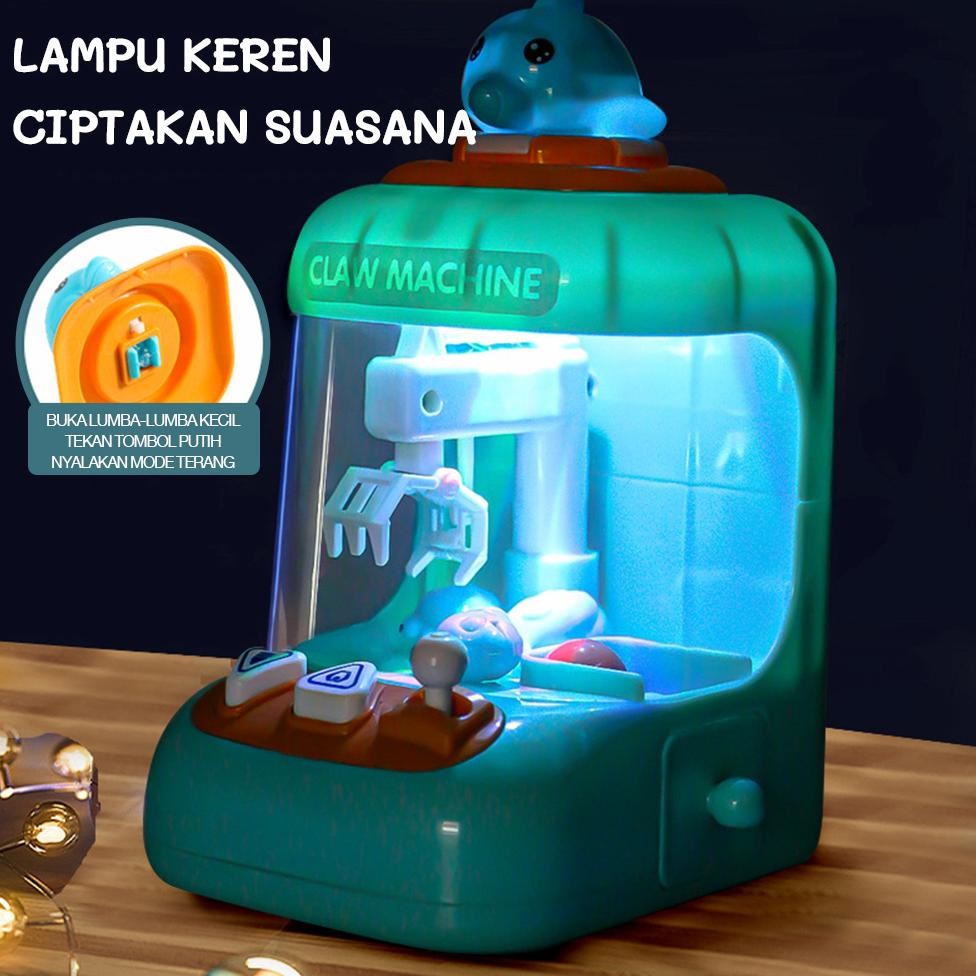 Mainan Claw Machine Mini Mainan Capit Boneka Mesin Capit Boneka Doll Machine