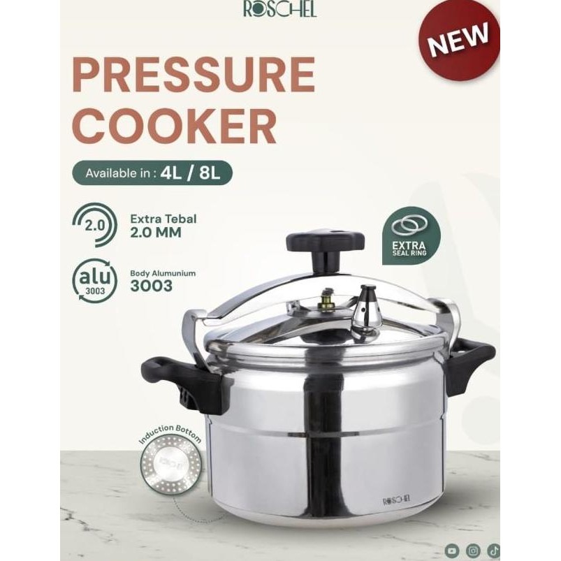 Roschel Panci Presto Aluminium Induksi
