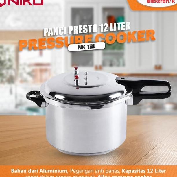Niko Panci Presto Pressure Cooker 12 Liter Nk 12L
