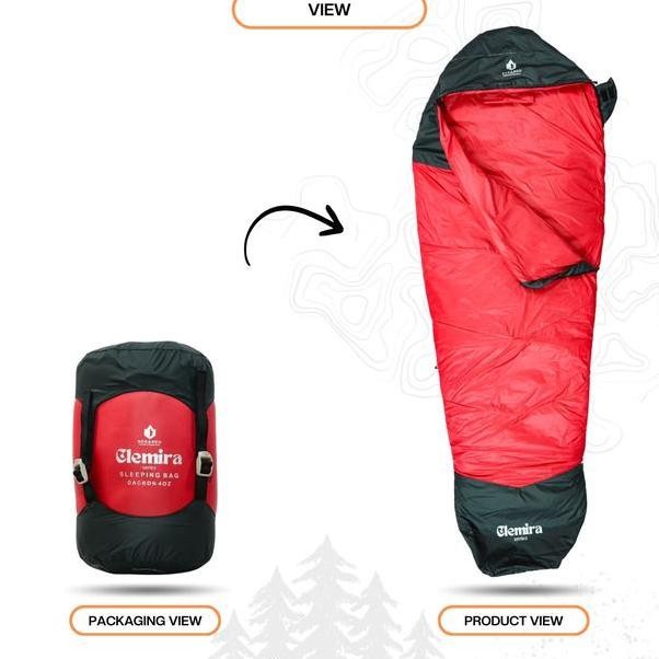 BogabooClemiraSleepingBagSyntheticDownSeriClemiraElMummy4OzWateroofTebalDanHangatSlepingBagDacronSle