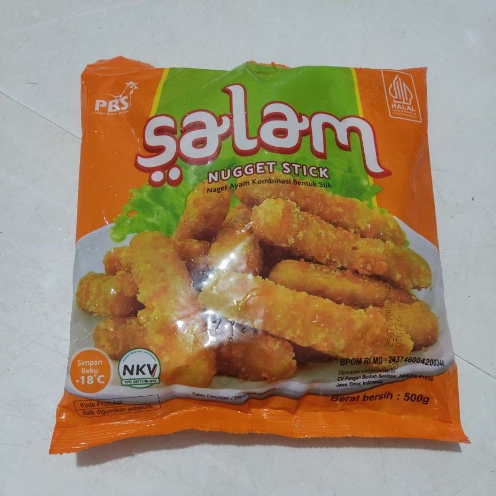 

Salam Naget ayam dan Bentuk Stik 500gr