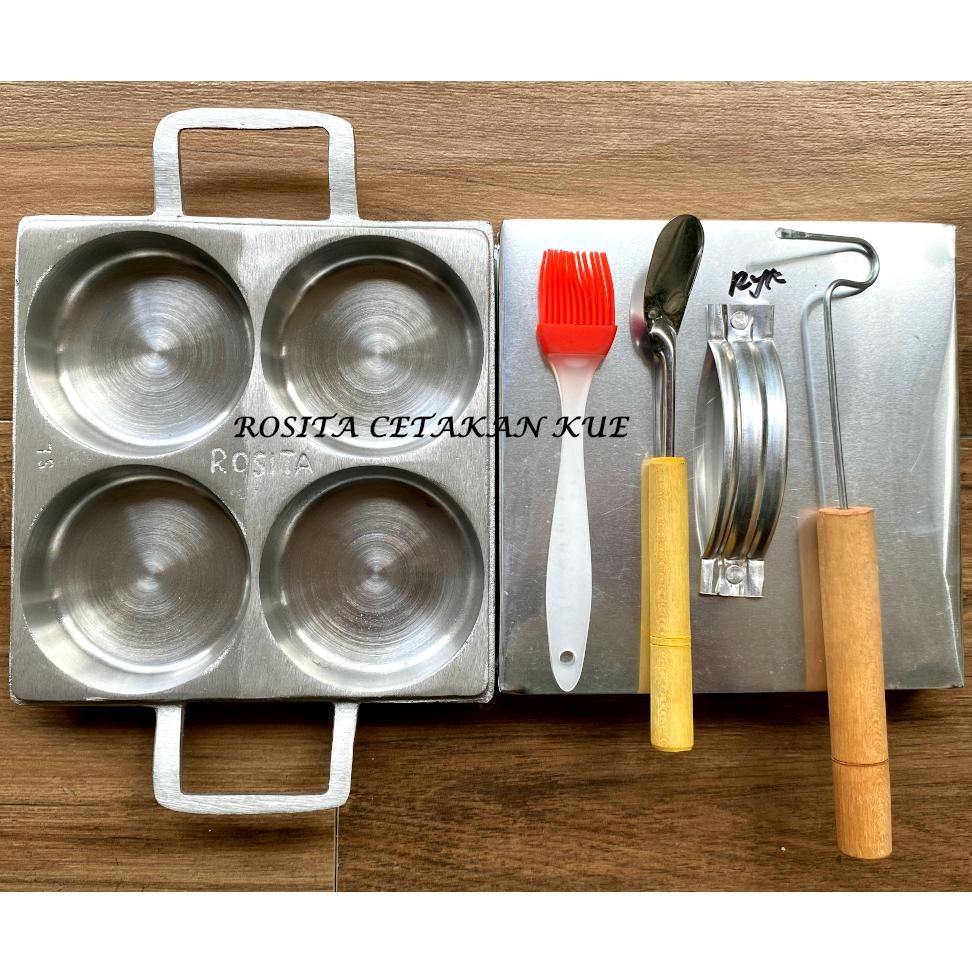 ROSITA CETAKAN KUE MARTABAK MINI KUE LUMPUR KUE APEM 8,2CM TEBAL SL