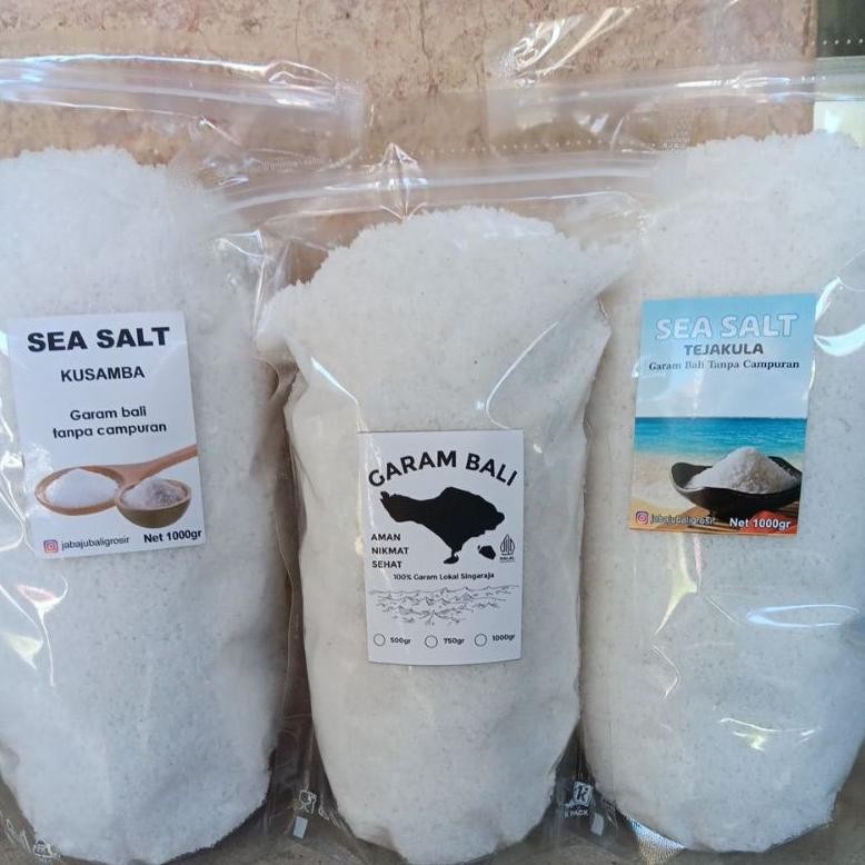 

(Terbaru) 1KG Garam Laut Bali KUSAMBA, TEJAKULA dan SINGARAJA/ SeaSalt Natural Bali (Terlaris)