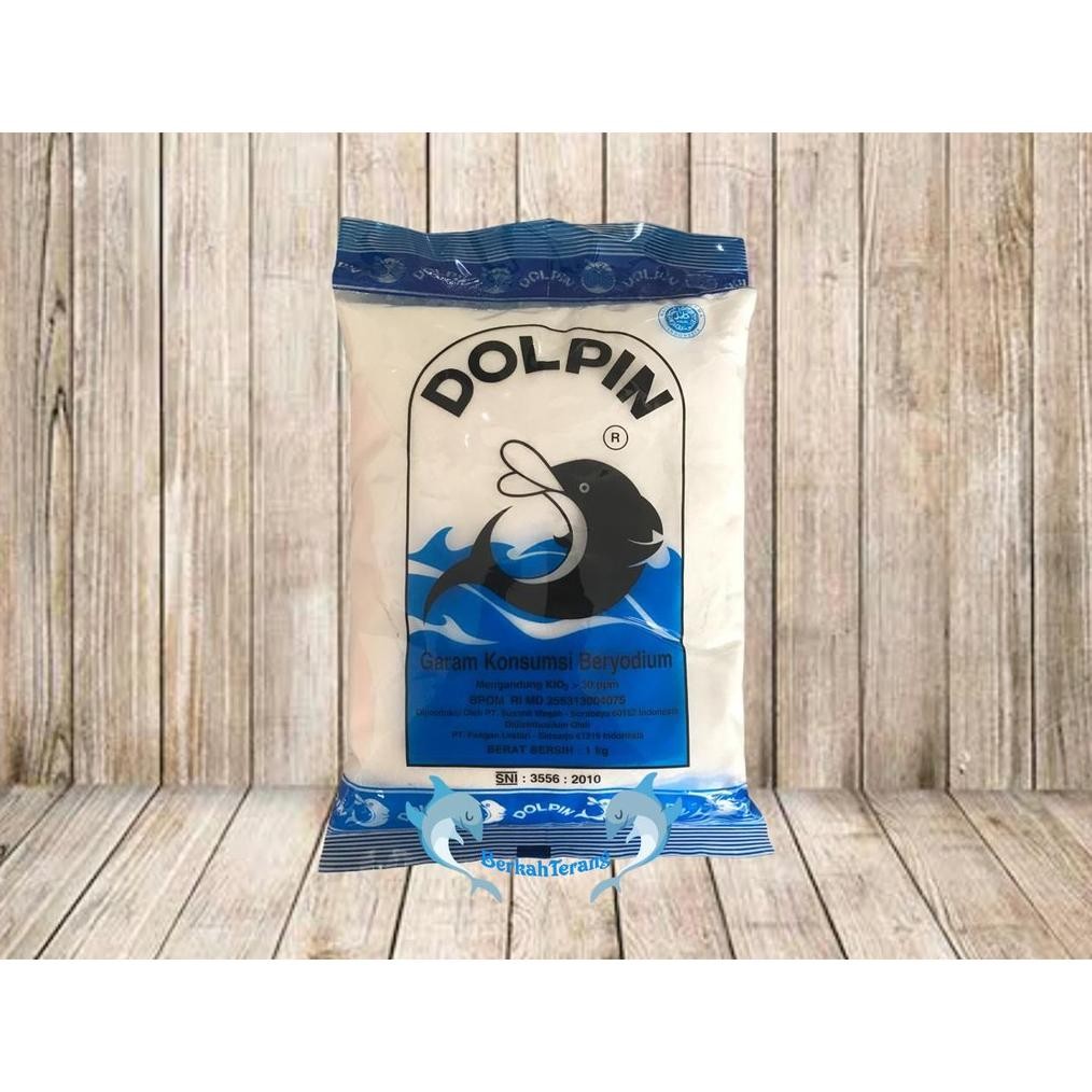 

(Terbaru) Garam DOLPIN 1kg / Garam Dapur Dolphin / Garam Konsumsi Beryodium (Terlaris)