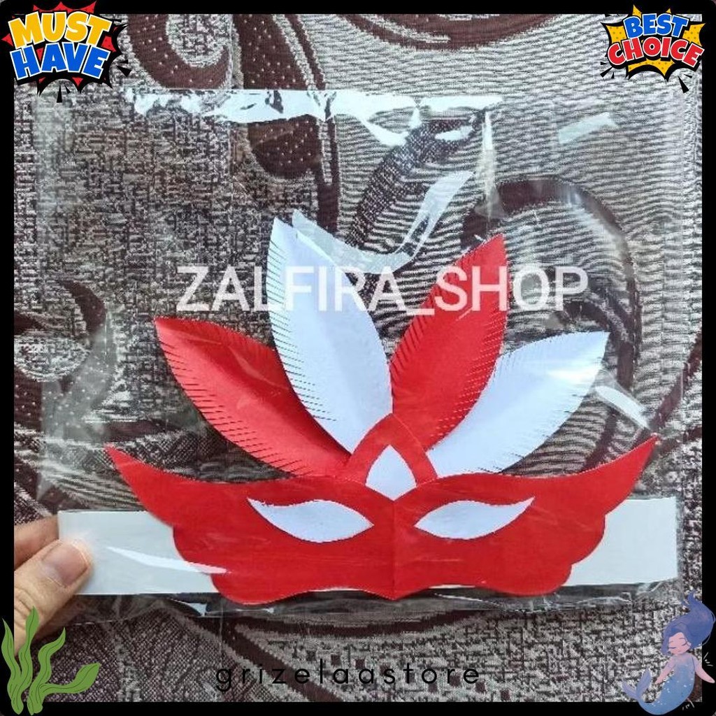 Hiasan Kepala Merah Putih/Mahkota Karnaval Agustusan