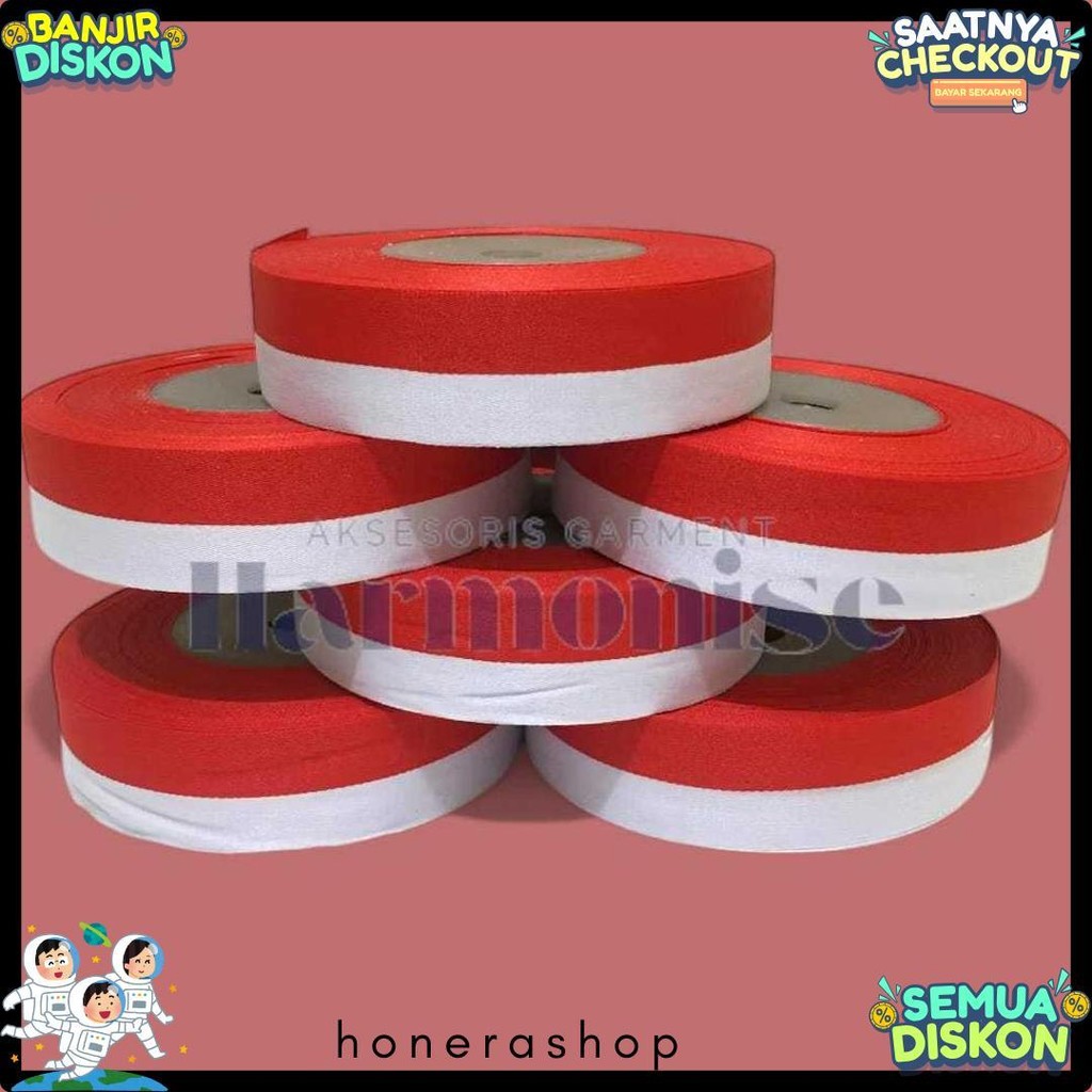 

Pita Merah Putih Eagle Brand Pita Kemerdekaan Pita Serba Serbi 17 Agustus Pita Bendera Merah Putih