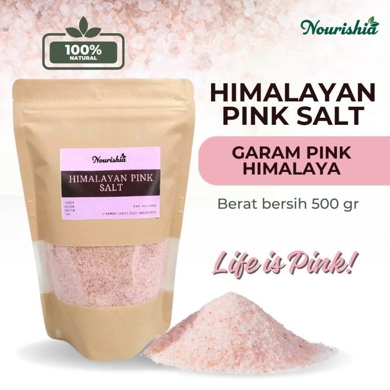 

(Terbaru) COD Himalayan salt 500gr / Garam himalaya (Terlaris)