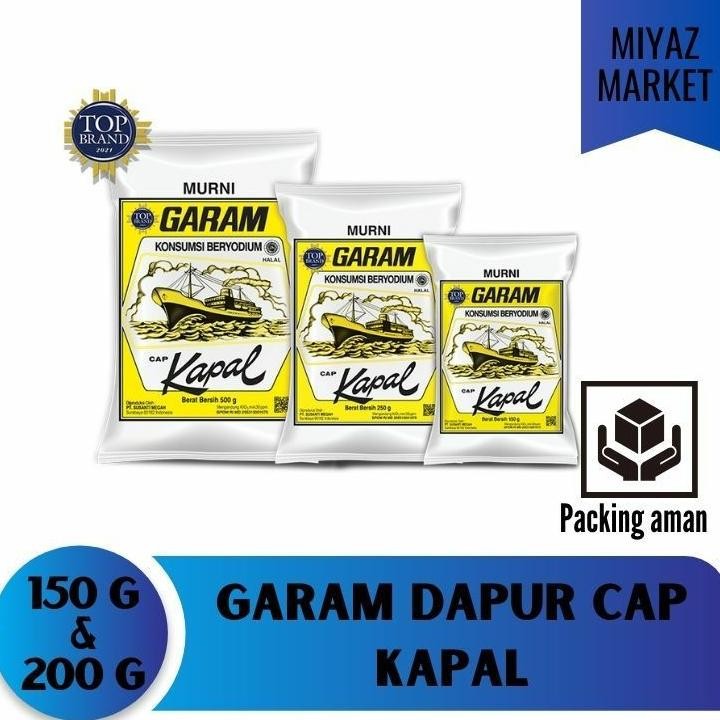 

(Terbaru) MIYAZMARKET Garam Dapur Murni Beryodium / GARAM CAP KAPAL BERYODIUM / GARAM KONSUMSI CAP KAPAL / Garam Dapur Murni Beryodium Cap KAPAL 250 gr / garam dapur (Terlaris)