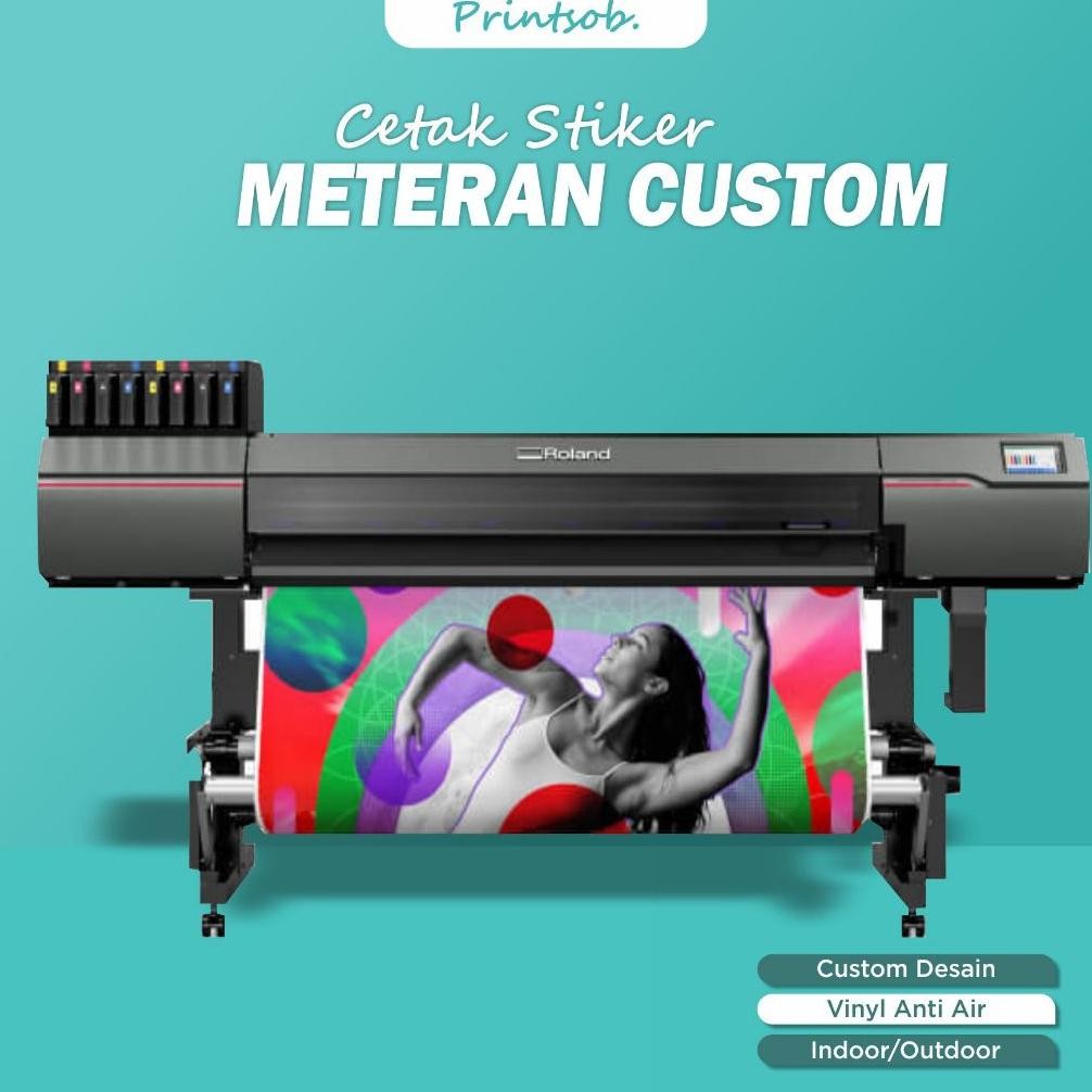 

CETAK STIKER METERAN VINYL ANTI AIR