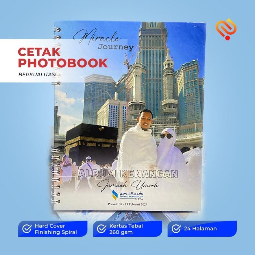 CETAK PHOTOBOOK HARDCOVER CUSTOM 24 HALAMAN