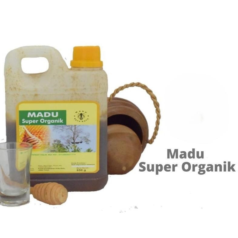 

(Terbaru) Madu Super Organik, Madu Hutan 3 in 1 Plus Beepollen dan Royal Jelly Kemasan Jerigen Netto 850gr (Terlaris)
