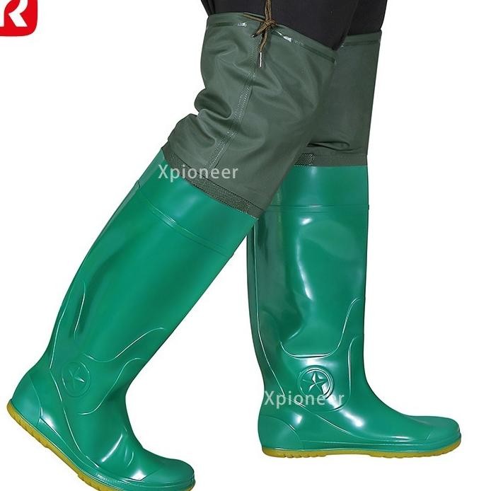 Sepatu Boot Karet Petani Sawah Panjang Pria Anti Air Keong Kebun Nelayan Mancing Bot