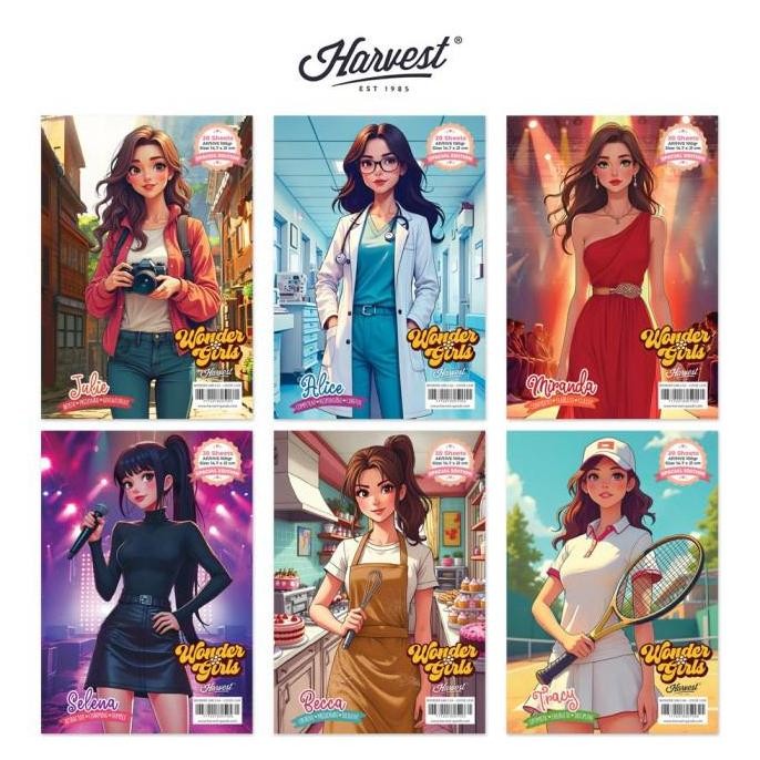 

Loose Leaf / Kertas Binder Harvest A5 Wonder Girls - Paket isi 6 copy