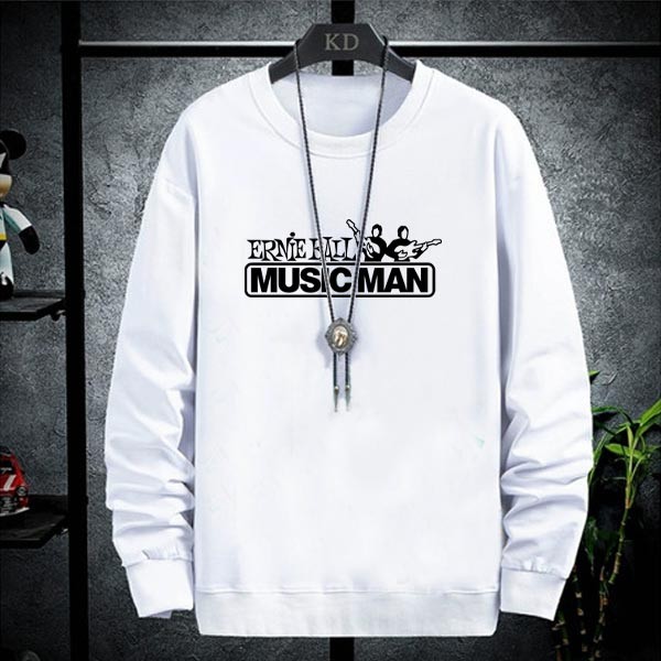 Crewneck Ernie Ball Sweatshirt Bahan Katun