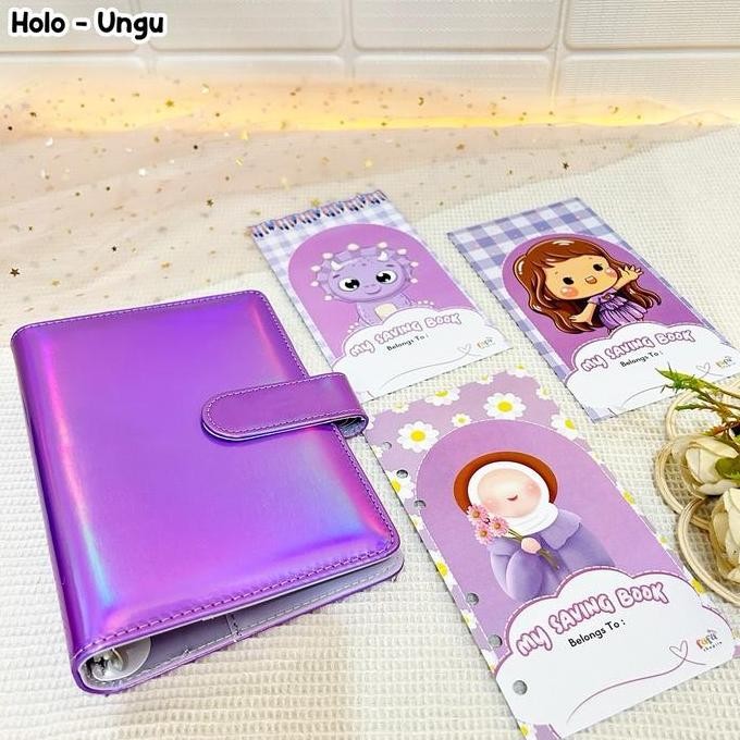 

(10 ziplock-kulit) Paket Binder menabung superrior kulit