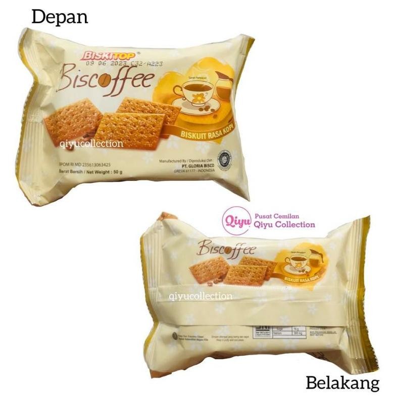 

Dw-45 Fx-2 Df-8 Biskuit Biskitop Biscoffee - Biskuit Rasa Kopi - Kue Kopi Murah Original Dw-45