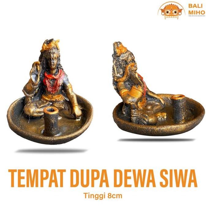 <<<<<] Tempat Dupa Dewa Siwa - Tempat Dupa Resin - Wadah Dupa - Tatakan Dupa