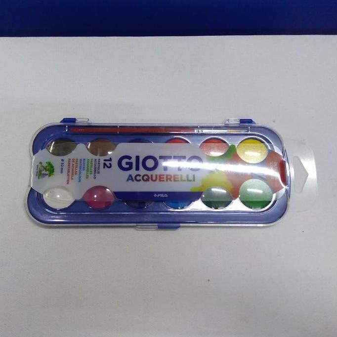 

$+$+$+$+] Gioto Acquerelli 12 WARNA /Watercolor Cake Cat Air Gioto Water Colour