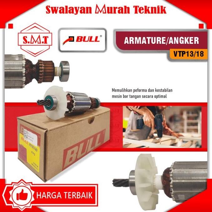 =====] BULL Armature Angker Bor Tangan Hitachi VTP13/DUT13/VTP18