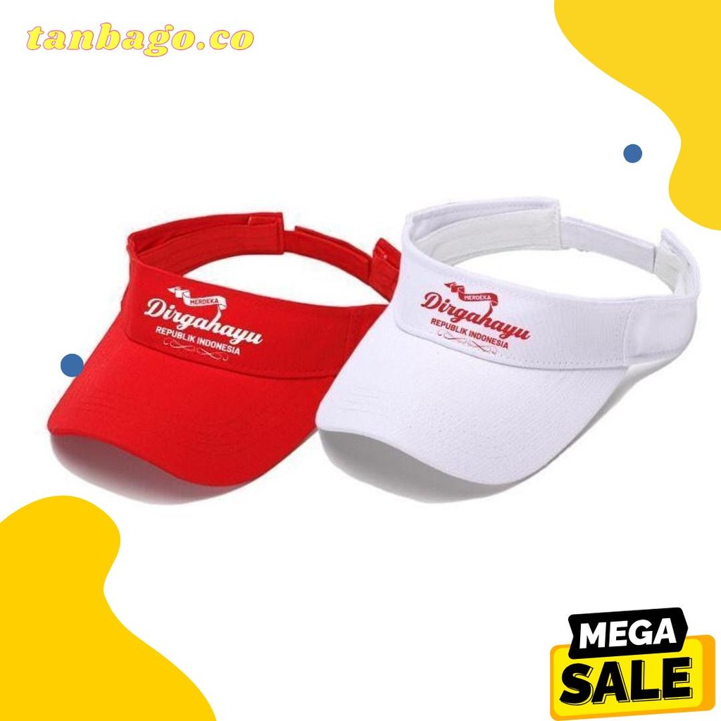 Topi Golf Senam Merah Putih Indonesia Dirgahayu 17 Agustus Topi Olahraga Pria wanita