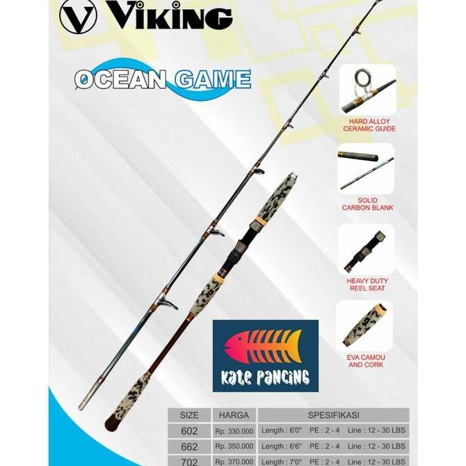 TERBARU - Joran Pancing Viking Ocean Game