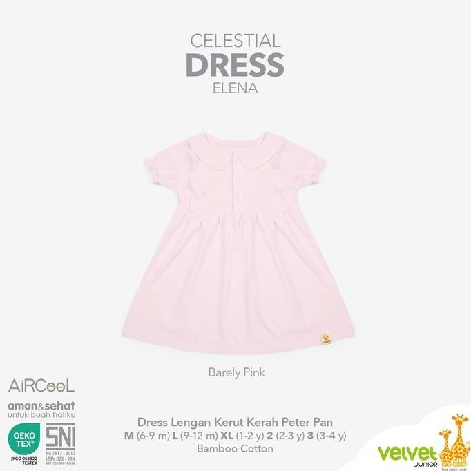 Velvet Junior Celestial Dress - Dress Anak Elena - Celestial 9
