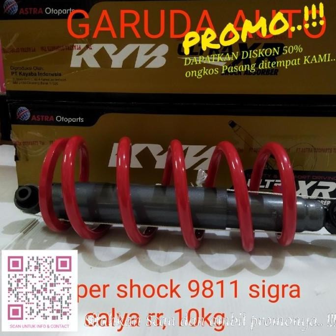 PAKET SHOCK & PER KAYABA TOYOTA SIGRA / DAIHATSU CALYA BELAKANG