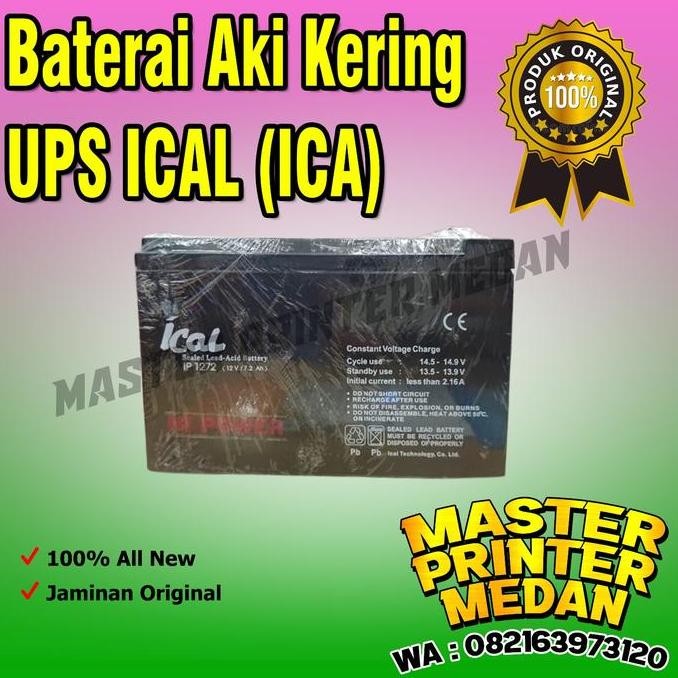 >>>>>] BATERAI BATTERY UPS 12V 7AH ICAL / BATERAI UPS ICA STANDART