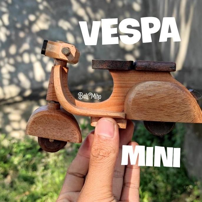 .........] VESPA KAYU/VESPA MINI/MAINAN VESPA/MINIATUR VESPA/VESPA KECIL