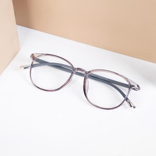 DA65 }} Kacamata Termurah Model Frame Kotak Kecil Lentur Ringan Pria Wanita 5004