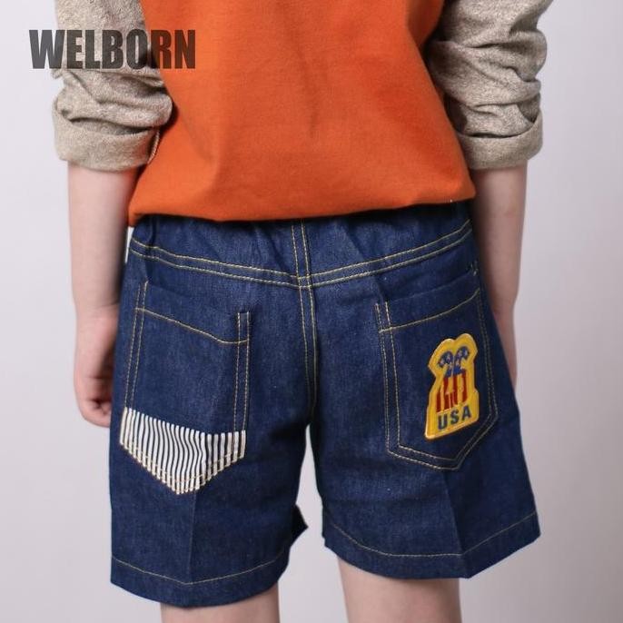 Welborn Kids Celana Jeans Pendek Anak Laki