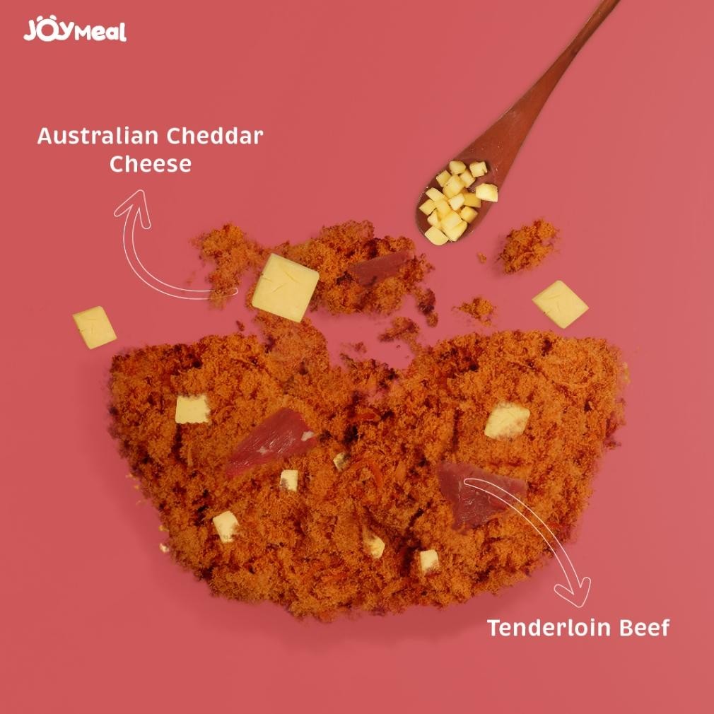 

Berkualitas JoyMeal ABON CHEESE BEEF 50gr | Perpaduan Abon Sapi Tenderloin dan Australian Cheddar Cheese ,,