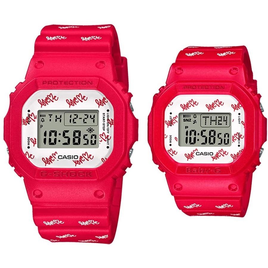 Jam Casio Couple G-Shock Baby-G LOV-20B-4DR LOV20B4DR LOV20B 4D 4 20
