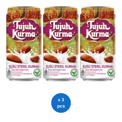 

Tujuh Kurma Susu Steril Kurma 189ml x 3 pcs