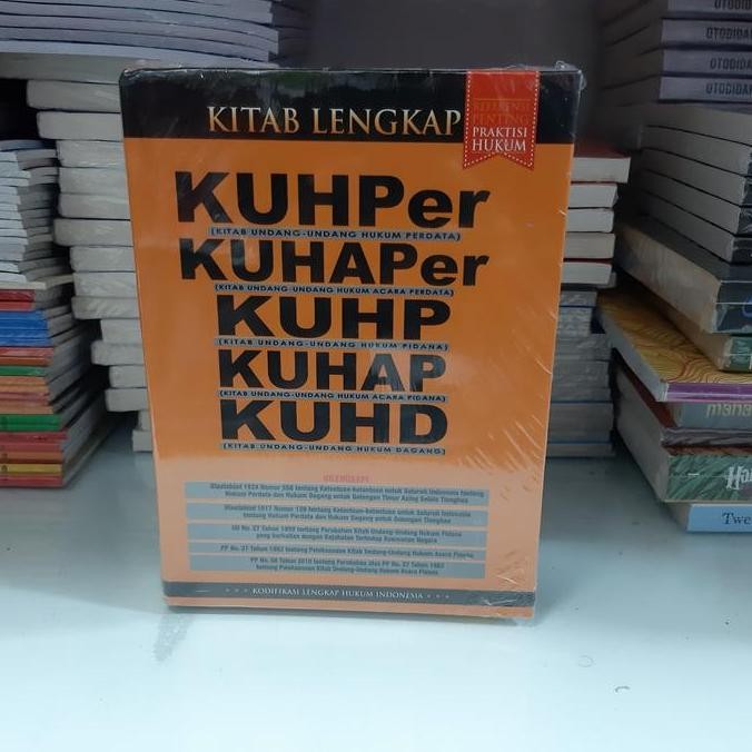 Buku 5 Kitab Lengkap Kuhp Kuhap Kuhd Kuhper Kuhaper