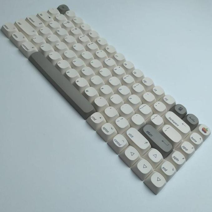 Keycaps Pbt Dye Sub Mac Bow Dark Grey Xda Profile Co