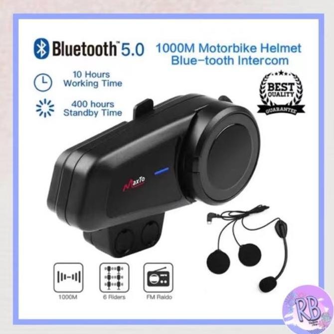 '' Maxto M2 Intercom 6 Rider / Intercom Maxto M2 6 Rider TERLARIS  ''