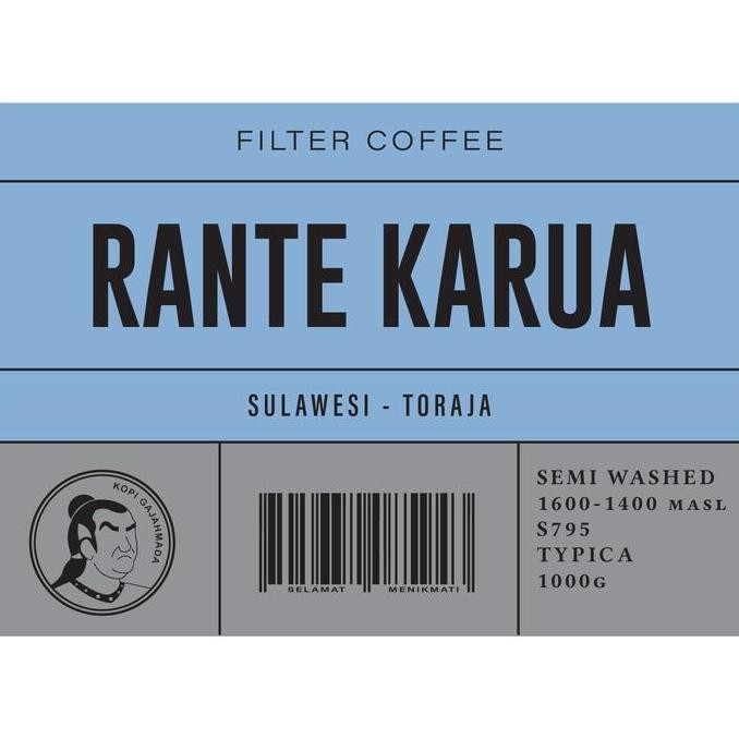 

Kopi Arabika Specialty Rante Karua 1Kg (Biji/Bubuk)