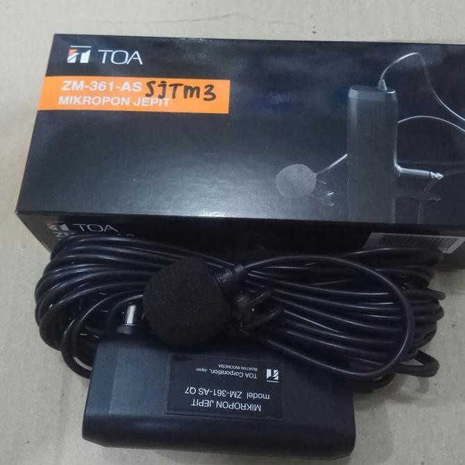 Mic Jepit Toa Zm-360 / Mikropon Kancing/ Mik Kancing