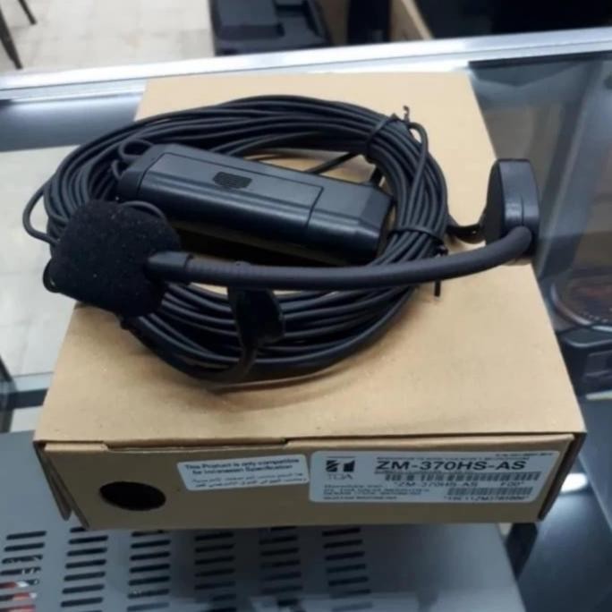 Mic Kabel Toa Zm 370 Hs Ori Headset Mic Bando Imam Zm-370 Hs Ori Toa