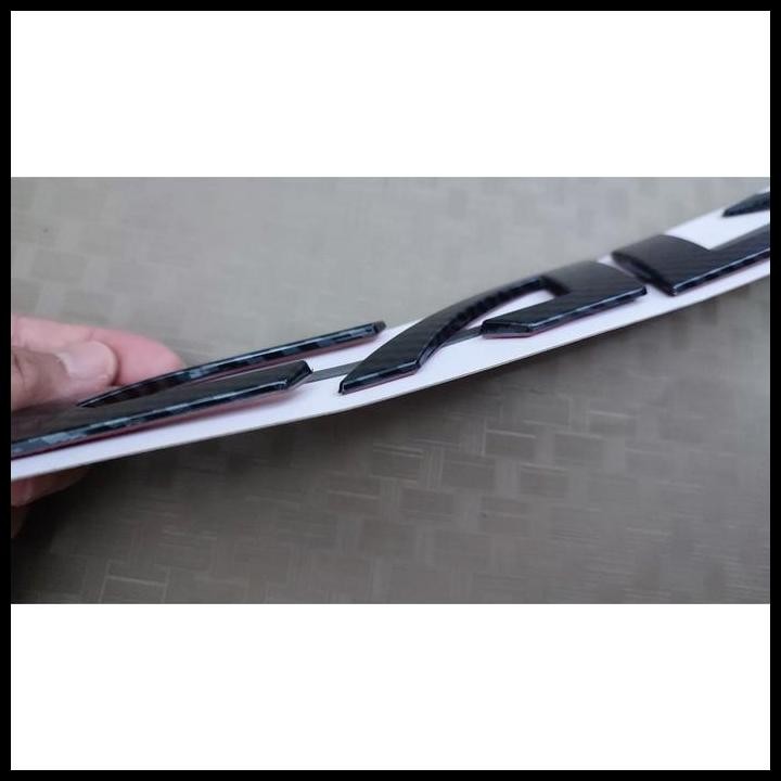 DISKON EMBLEM KAP MESIN TULISAN CALYA CARBON 