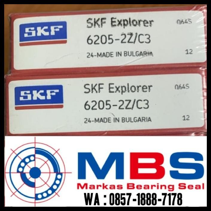 TERMURAH BEARING 6205 2Z C3 SKF ORIGINAL 6205 ZZ C3 